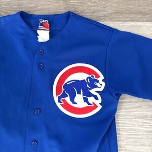 Vintage Majestic MLB Chicago Cubs Jersey Derrek Lee #25‎ Men's Size M *READ*